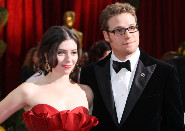 seth rogen dating, celebrity couples, seth rogen married