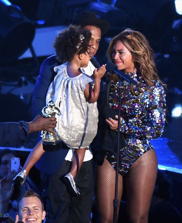 Beyonce VMAs 2014, Blue Ivy And Beyonce, Blue Ivy VMAs 2014, Blue Ivy MTV Video Music Awards, Jay-Z VMAs 2014