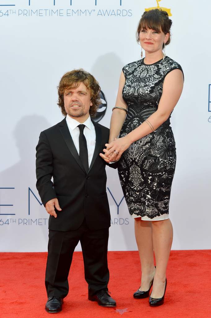 Peter Dinklage 2012, Peter Dinklage Emmys, Peter Dinklage wife, Erica Schmidt