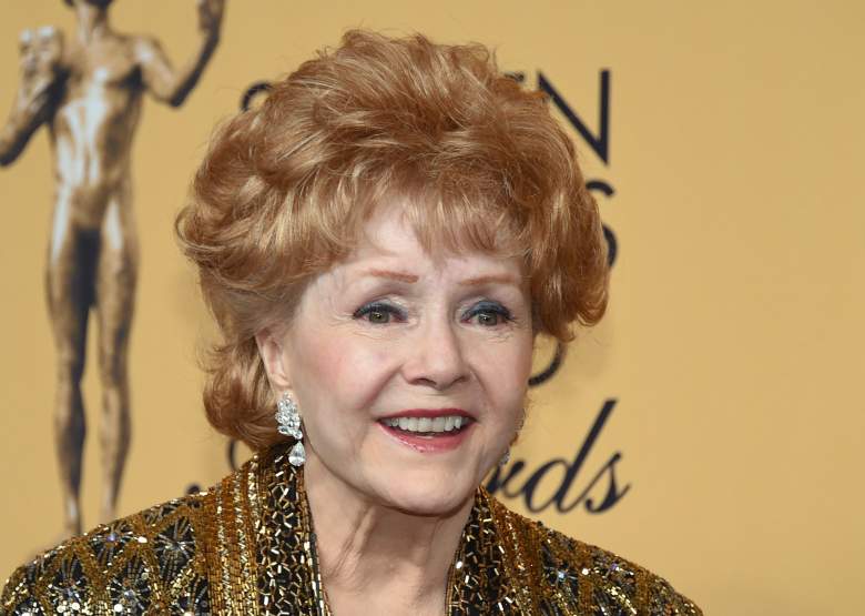 LOS ANGELES, CA - JANUARY 25:  Actress Debbie Reynolds, recipient of the Screen Actors Guild Life Achievement Award, poses in the press room during the 21st Annual Screen Actors Guild Awards at The Shrine Auditorium on January 25, 2015 in Los Angeles, California.  (Photo by Ethan Miller/Getty Images)
