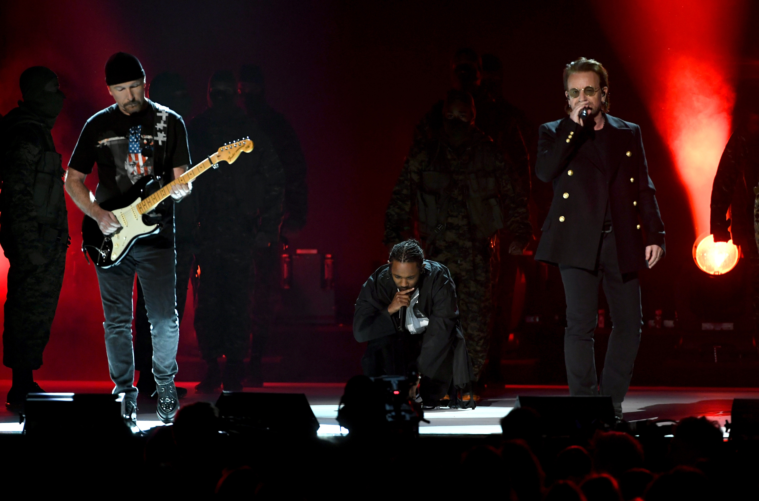Grammys 2018 Opening, Grammys 2018 Opening Performance, Kendrick Lamar Grammys 2018, U2 Grammys 2018, Dave Chappelle Grammys 2018, Watch Grammys 2018 Opening Performance