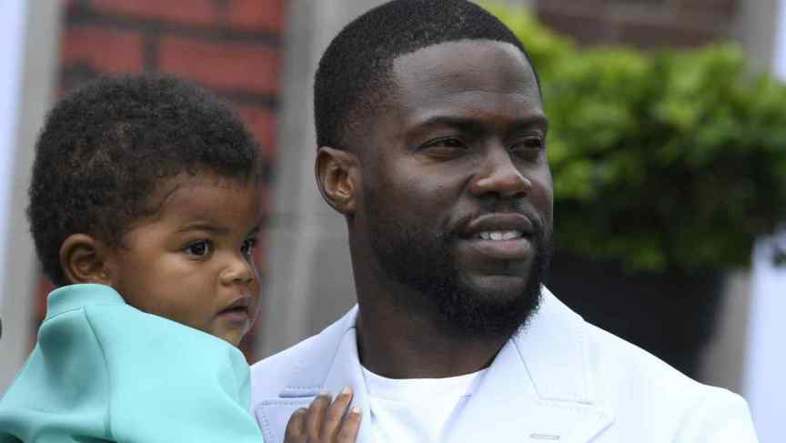 Kevin Hart and son Kenzo
