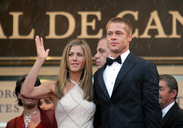 Jennifer Aniston and Brad Pitt