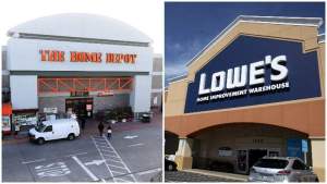 Home Depot and Lowe's on Veterans Day.