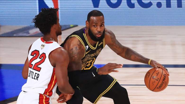 Jimmy Butler and LeBron James