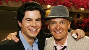 "Chill Town" Will Kirby (L) and winner Mike "Boogie" Malin pose at "Big Brother 7: All-Stars"