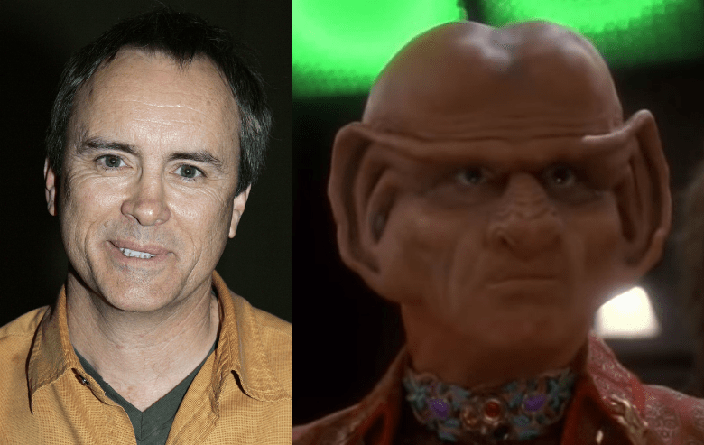Jeffrey Combs and his character Brunt on "Star Trek: Deep Space Nine"