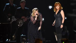 Kelly Clarkson and Reba