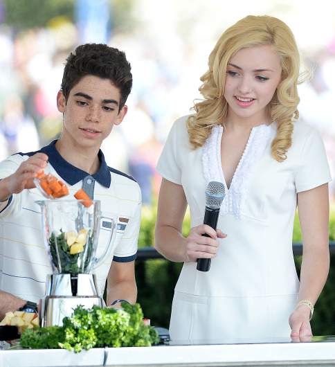 Peyton List and Cameron Boyce