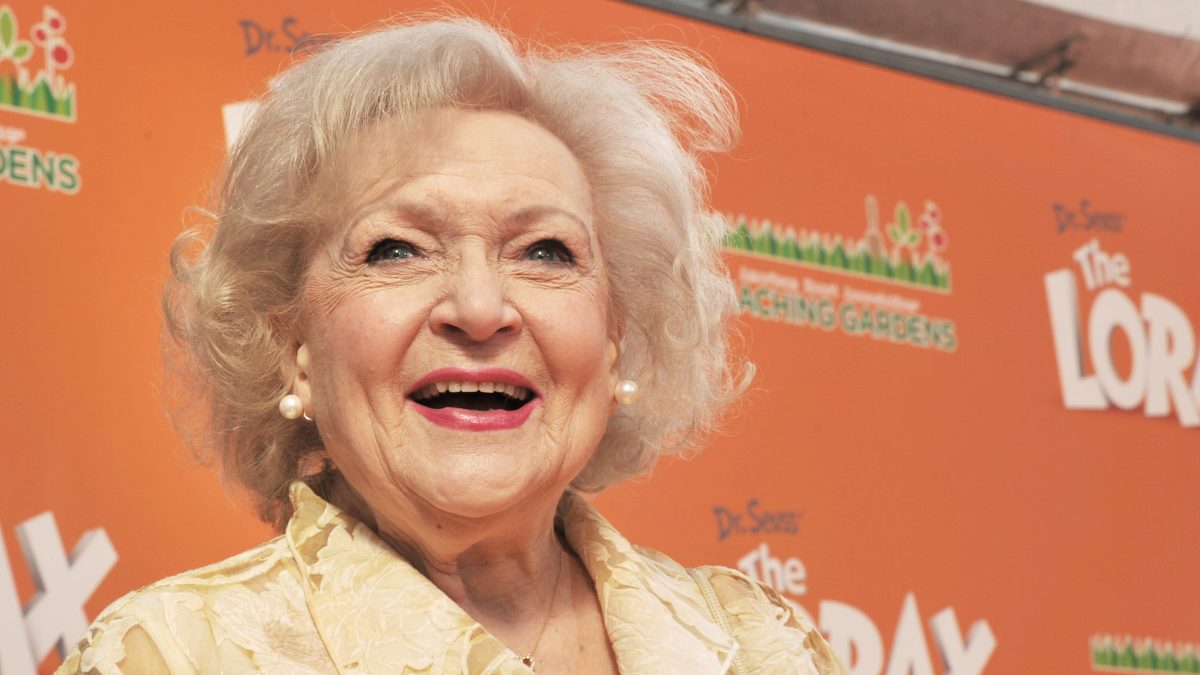 Betty White in 2012.