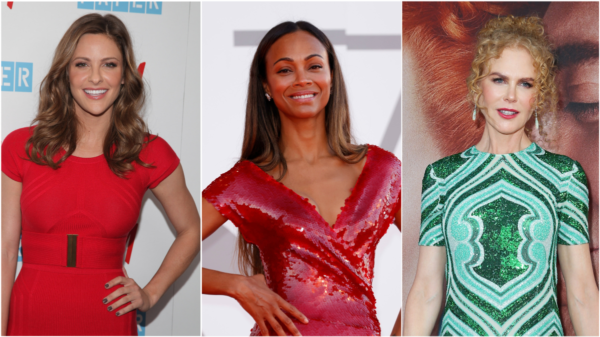 Jill Wagner, Zoe Saldana and Nicole Kidman