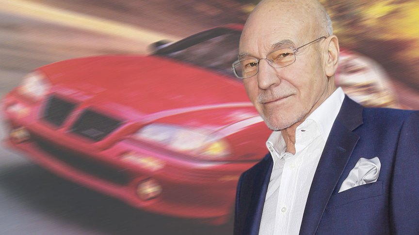 Patrick Stewart and Pontiac