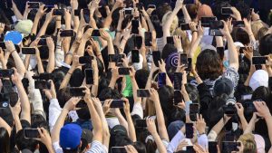 Concert crowd
