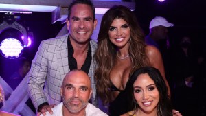 Luis Ruelas and Teresa Giudice with Joe and Melissa Gorga.
