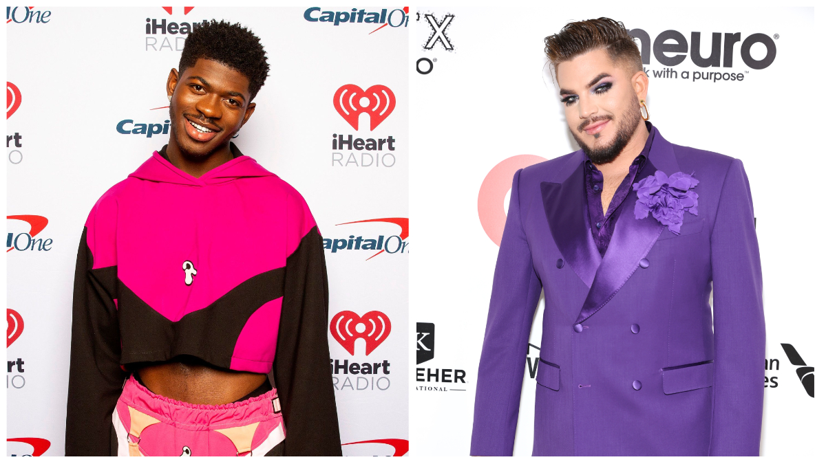 Lil Nas X and Adam Lambert