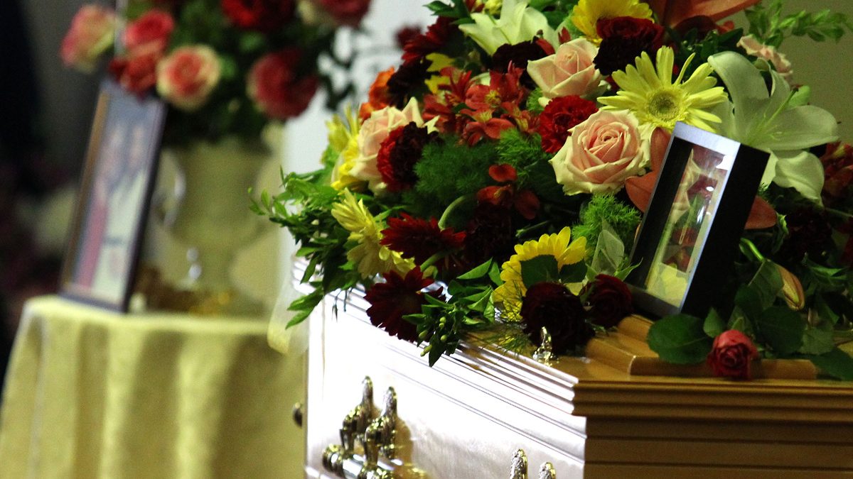 funeral casket