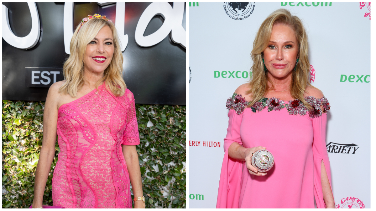 Sutton Stracke and Kathy Hilton.