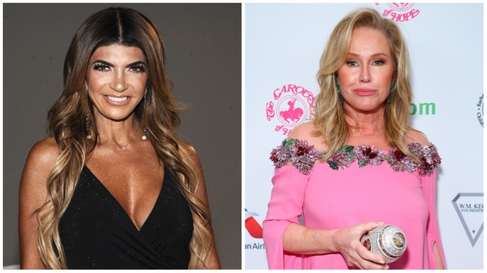 Teresa Giudice and Kathy Hilton.
