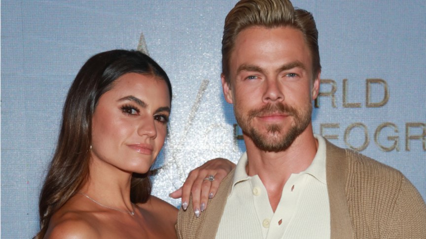 Hayley Erbert and Derek Hough.