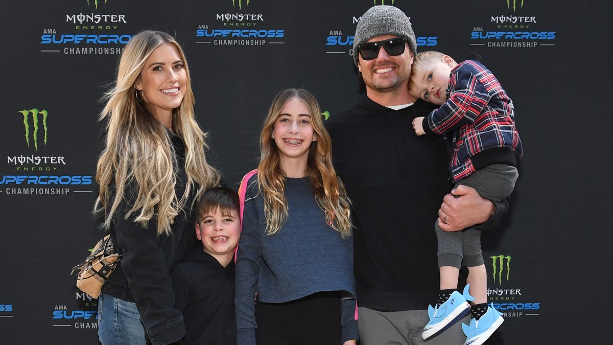 Christina Hall and family