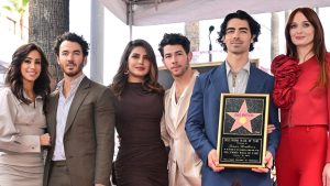 The Jonas Brothers and their wives
