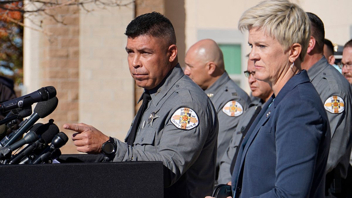 Press conference regarding "Rust" shooting