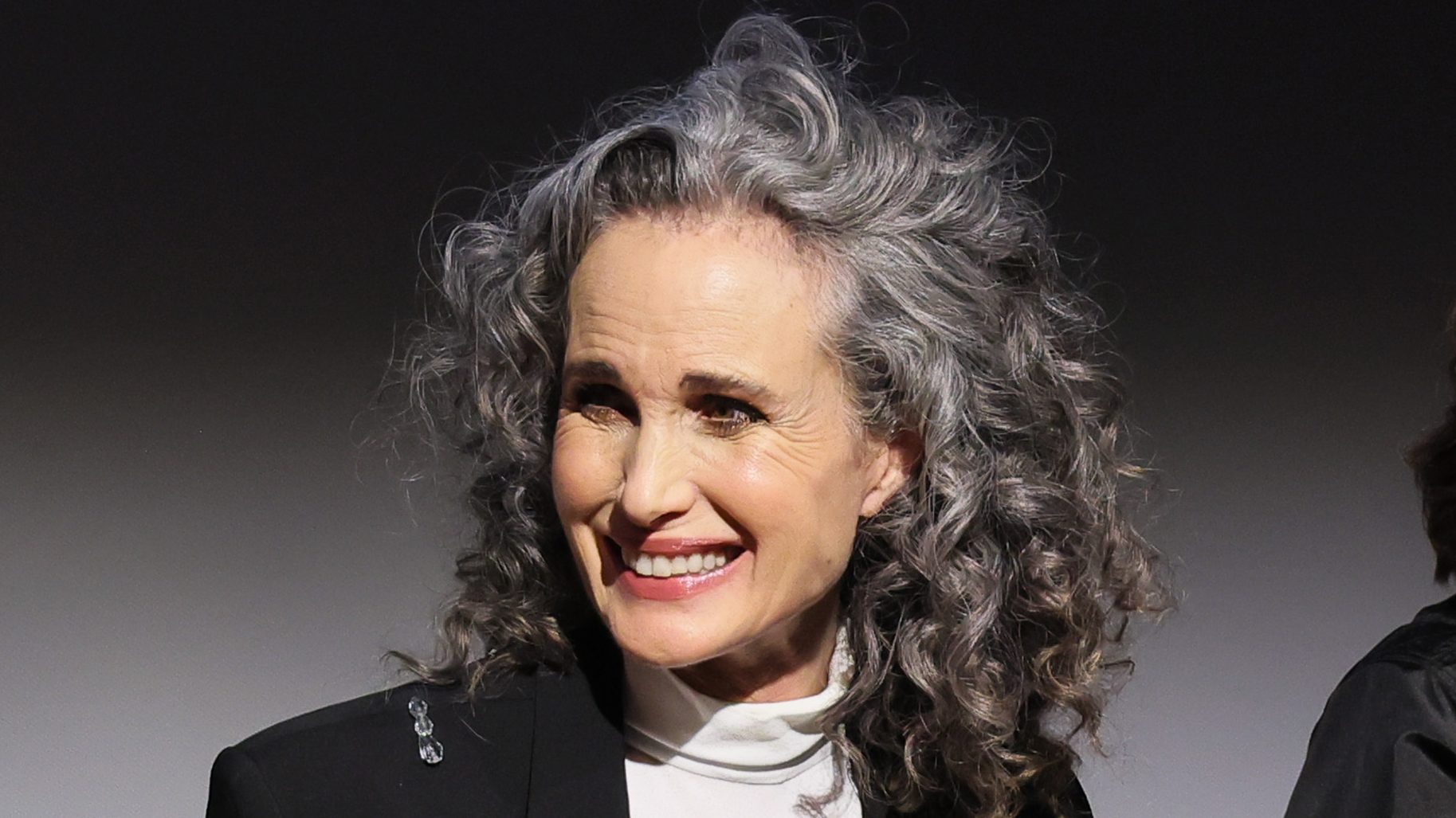 Andie MacDowell speaks onstage as Hallmark Channel celebrates the premiere of its series "The Way Home."