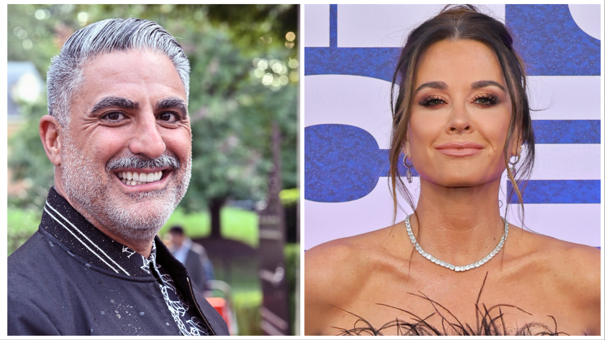Kyle Richards and Reza Farahan.