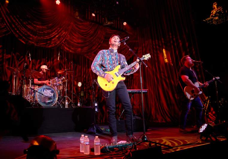 Laine Hardy performing