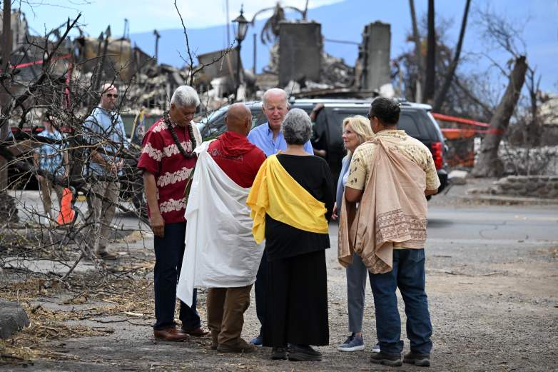President Biden in Lahaina