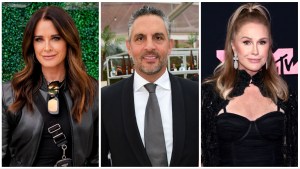 Kyle Richards, Mauricio Umansky, and Kathy Hilton.
