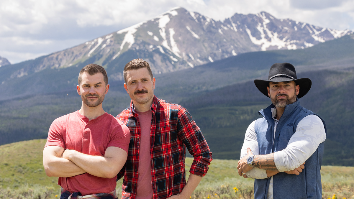 The Renovation Husbands and Rico León in Breckenridge, Colorado.
