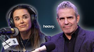 Kyle Richards and Andy Cohen.