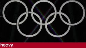A scene from the Paris Olympics opening ceremony.