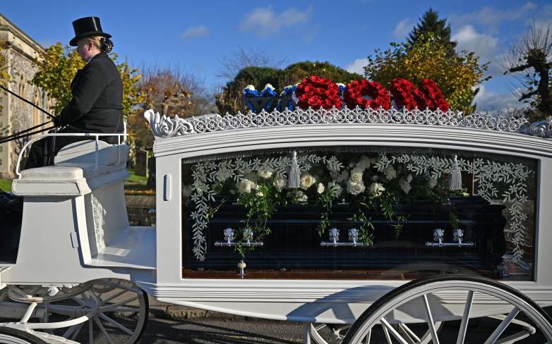 Liam Payne's coffin