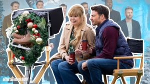 Melissa Peterman, Jonathan Bennett, "Finding Mr. Christmas"