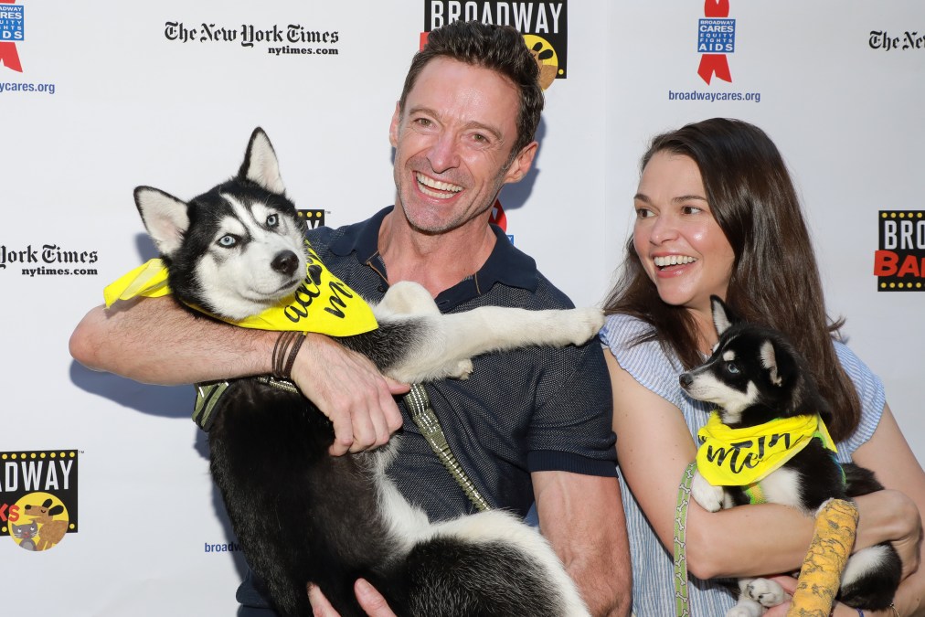 Hugh Jackman and Sutton Foster