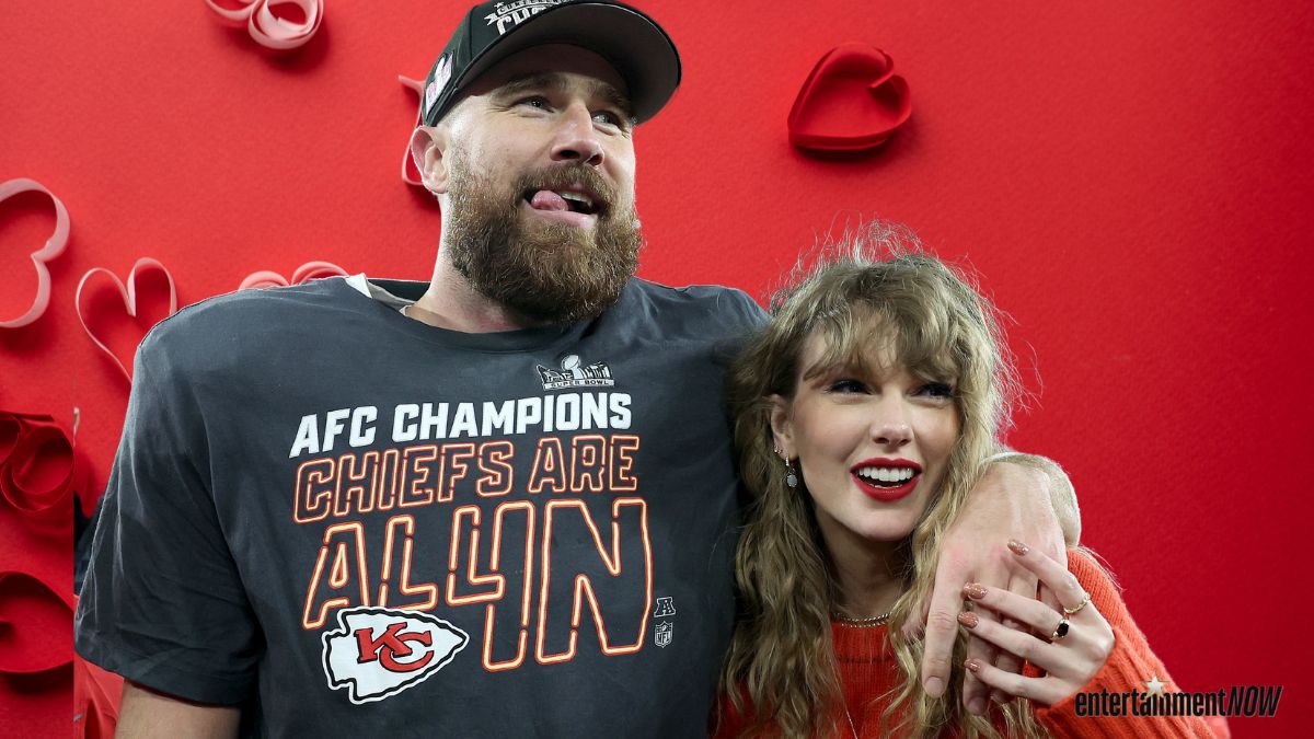 Travis Kelce and Taylor Swift.