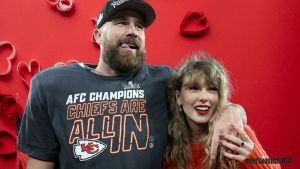 Travis Kelce and Taylor Swift.