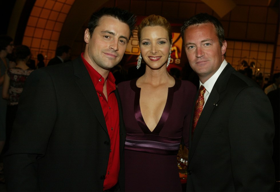 Actor Matt LeBlanc, actress Lisa Kudrow and actor Matthew Perry
