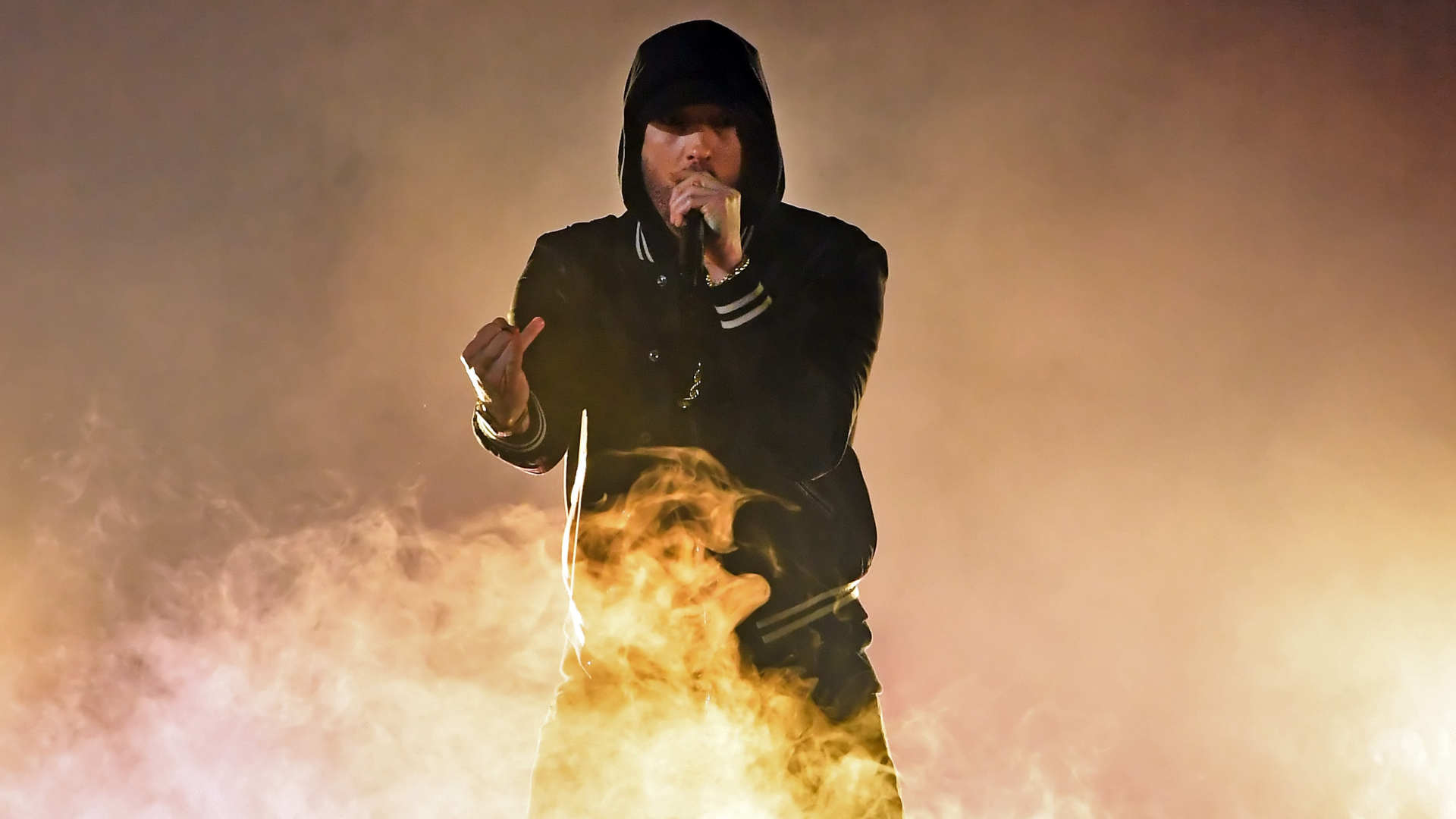 Eminem on Stage at 2018 iHeartRadio Music Awards