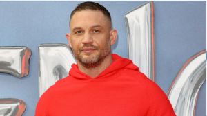 Tom Hardy attends the fan screening of "Venom: Let There Be Carnage" at Cineworld Leicester Square on September 14, 2021 in London, England