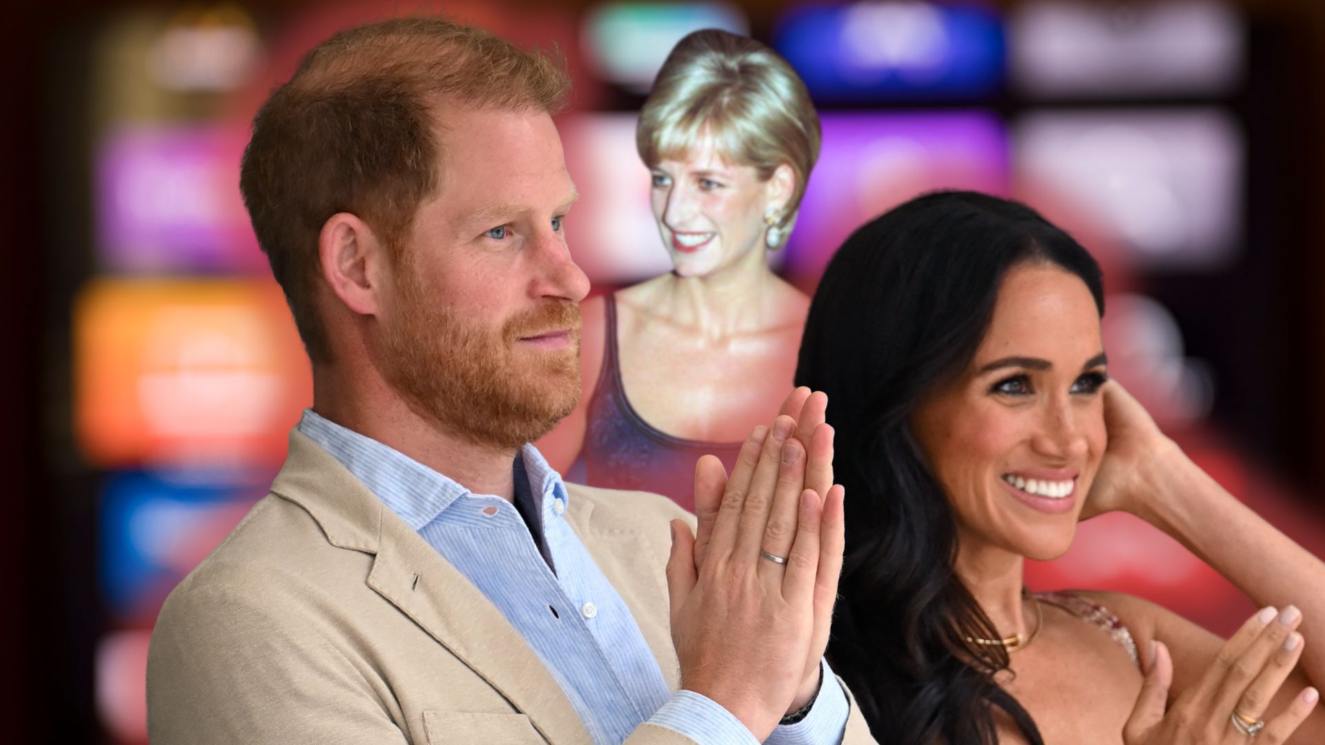 Prince Harry & Meghan Markle talk Princess Diana documentary with Netflix