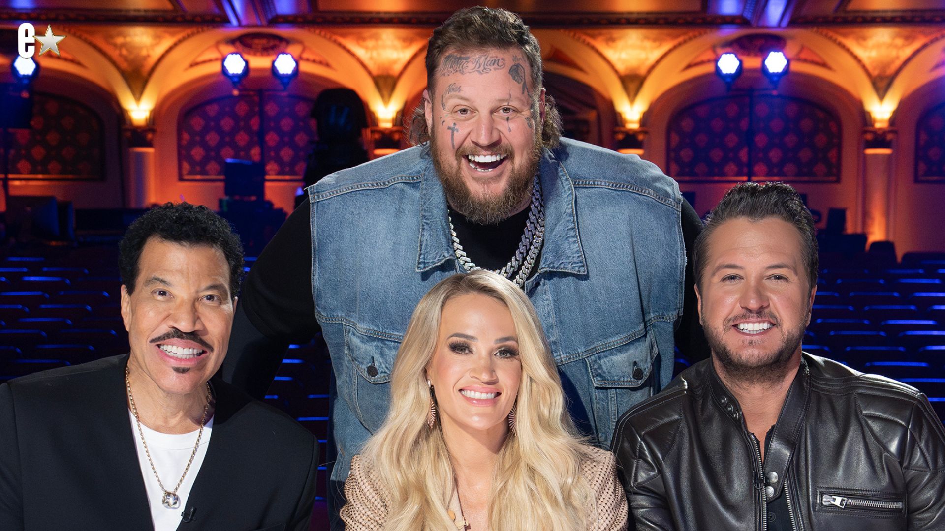 Lionel Richie, Carrie Underwood, Luke Bryan and Jelly Roll