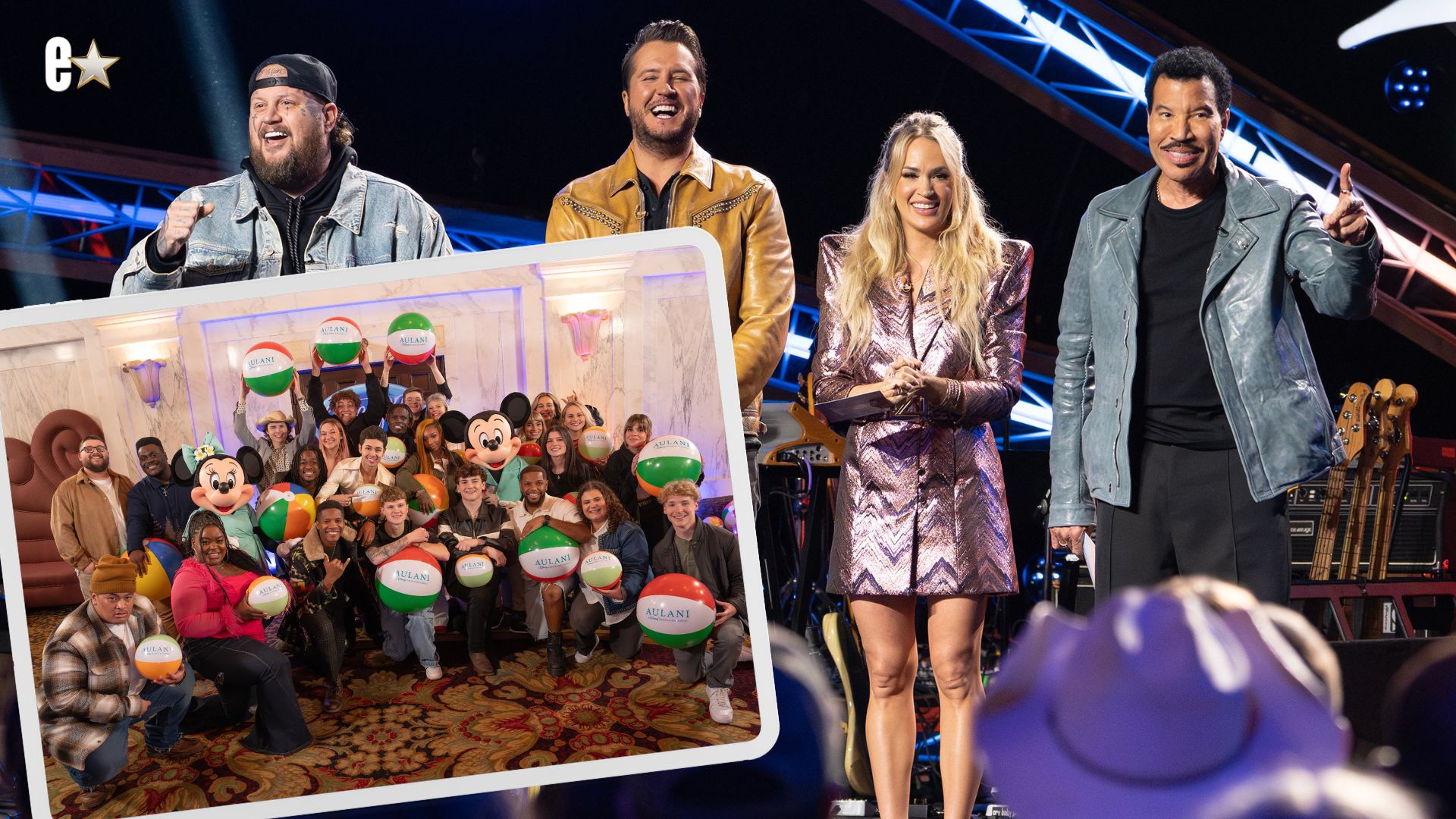 Jelly Roll, Luke Bryan, Carrie Underwood, Lionel Richie and the season 23 Top 24