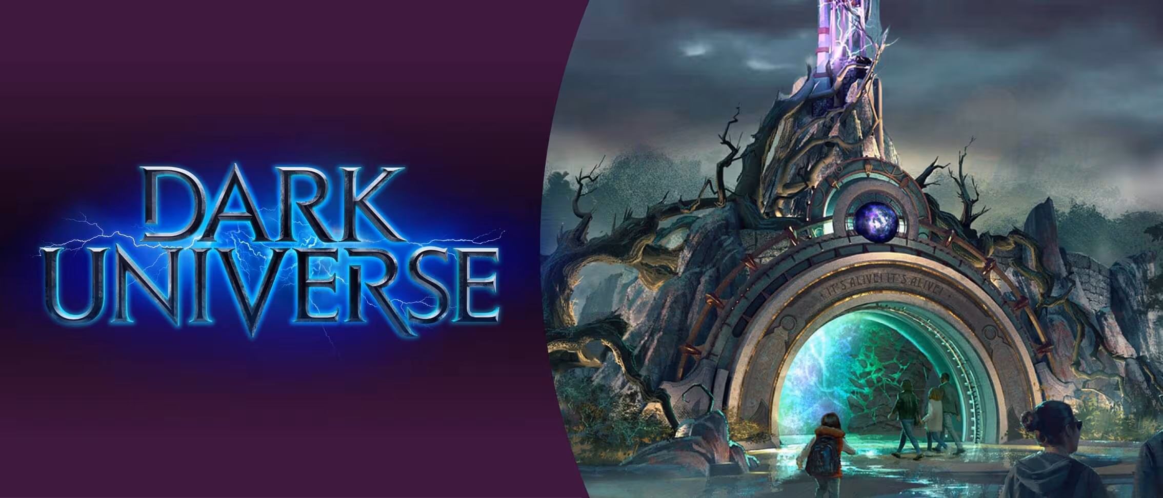 Dark Universe Logo and Rendering