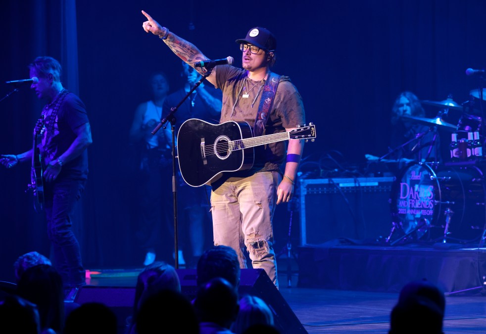 HARDY performing on stage