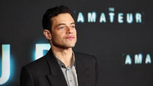 Rami Malek attends "The Amateur" world premiere