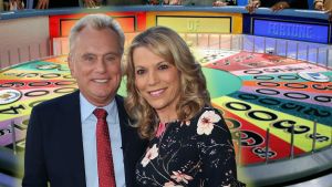 Pat Sajak and Vanna White