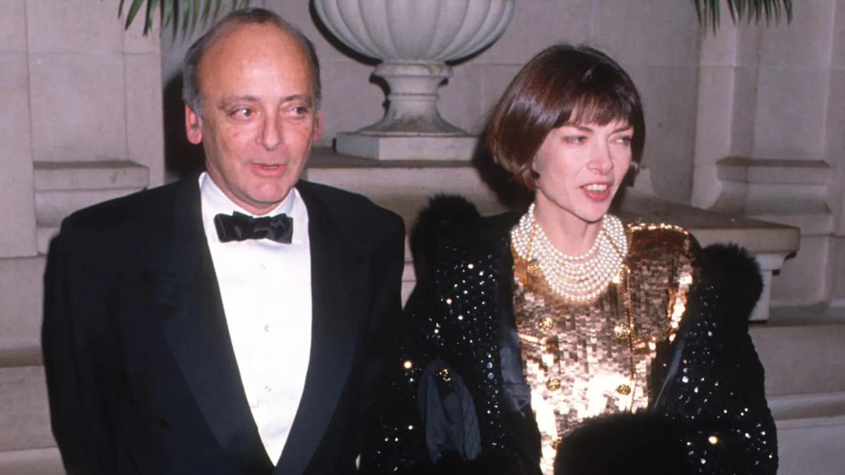 Anna Wintour and David Shaffer (1989)